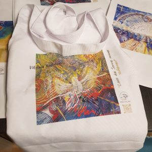 Schürze mit dem Firmenprint